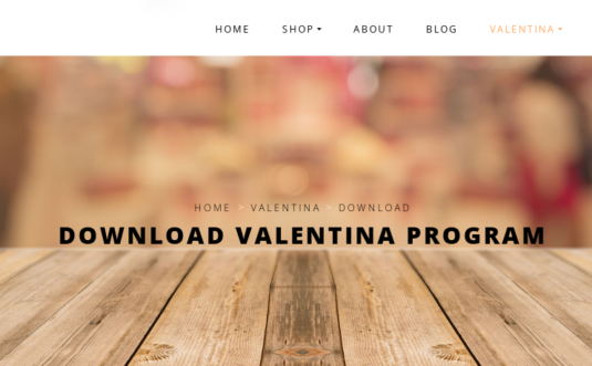 Valentina home page
