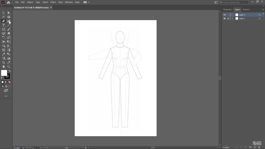 creating fashion design in adobe illustrator